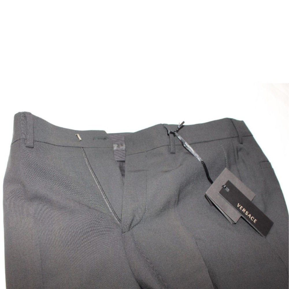 Versace Collection Wool/Polyester/Elastine Black … - image 8